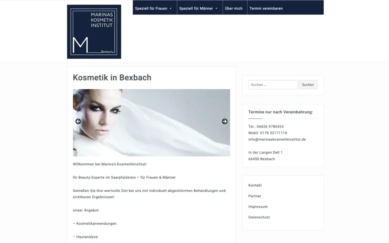 Marinas Kosmetik Institut – Kosmetikstudio Bexbach