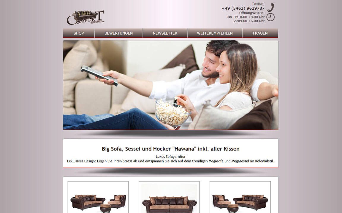 Comfort Atelier – Sofa-Onlineshop