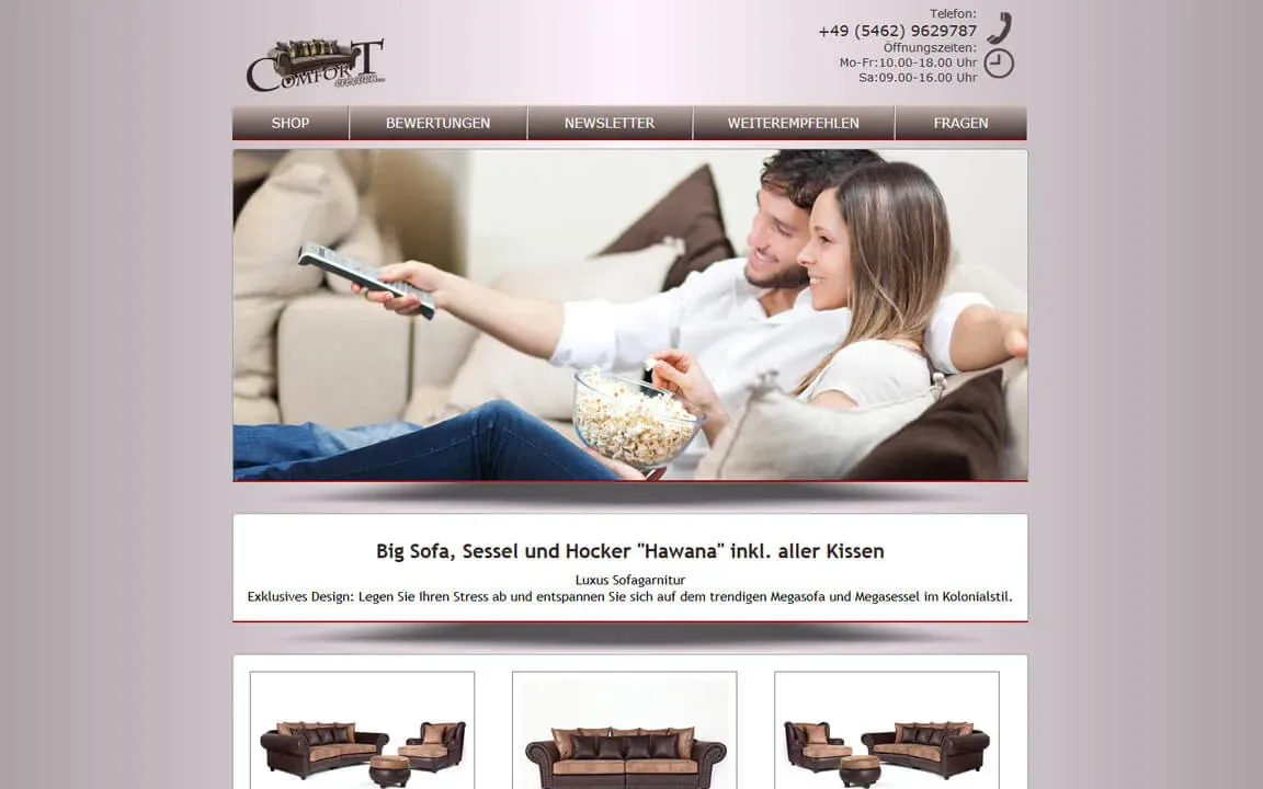 Comfort Atelier – Sofa-Onlineshop